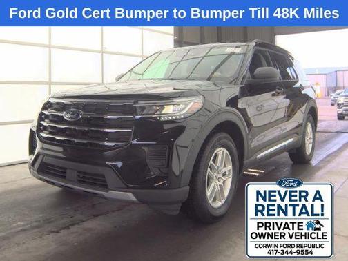 AGATE BLACK METALLIC 2025 Ford Explorer Active