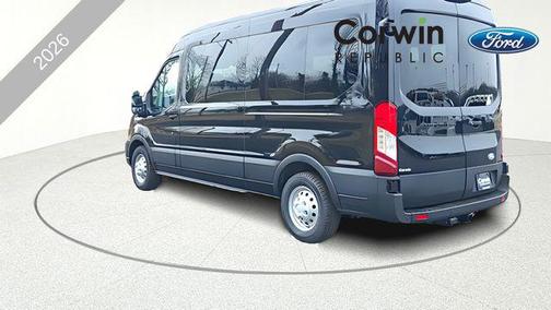 AGATE BLACK METALLIC 2026 Ford Transit-350 XLT