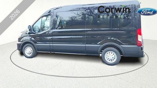 AGATE BLACK METALLIC 2026 Ford Transit-350 XLT