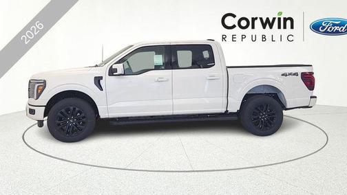 Star White Metallic Tri-Coat 2026 Ford F-150 Lariat