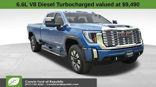 Downpour Metallic 2024 GMC Sierra 2500 Denali