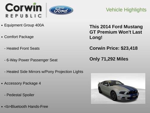 2014 Ford Mustang GT Premium
