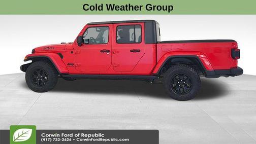 Firecracker Red Clearcoat 2021 Jeep Gladiator Willys 4x4