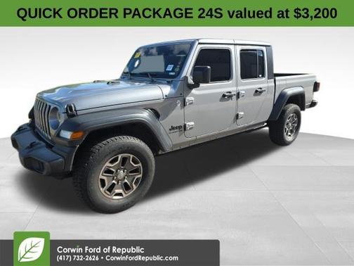 Billet Silver Metallic Clearcoat 2020 Jeep Gladiator Sport S