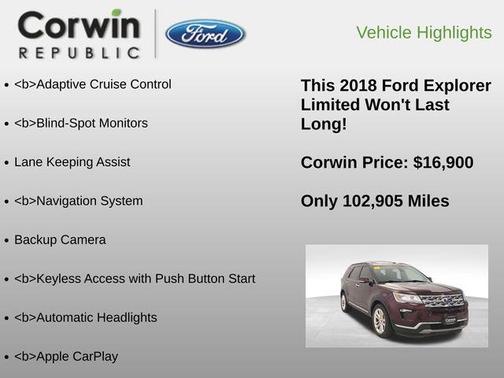 2018 Ford Explorer Limited