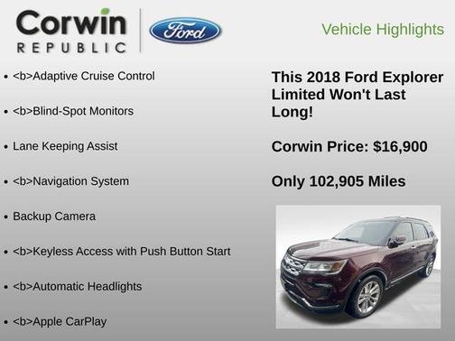 2018 Ford Explorer Limited