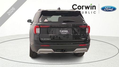 AGATE BLACK METALLIC 2026 Ford Explorer Platinum