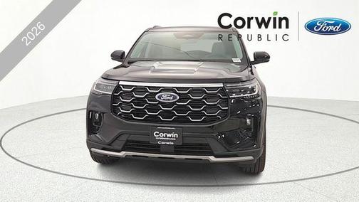 AGATE BLACK METALLIC 2026 Ford Explorer Platinum
