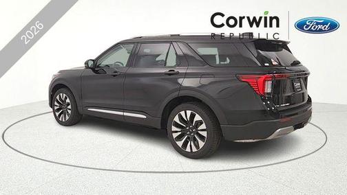AGATE BLACK METALLIC 2026 Ford Explorer Platinum