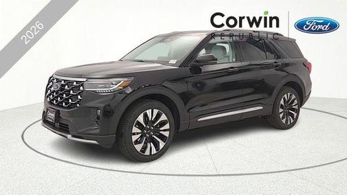 AGATE BLACK METALLIC 2026 Ford Explorer Platinum
