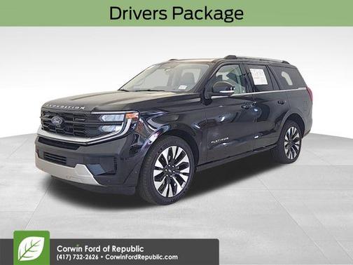 AGATE BLACK METALLIC 2025 Ford Expedition Platinum