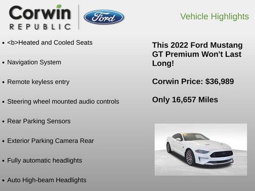 2022 Ford Mustang GT Premium