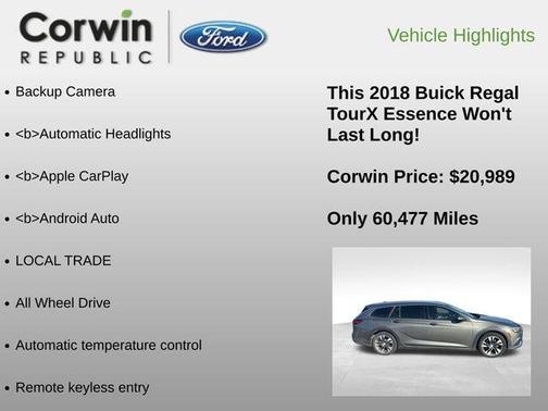 2018 Buick Regal TourX Essence