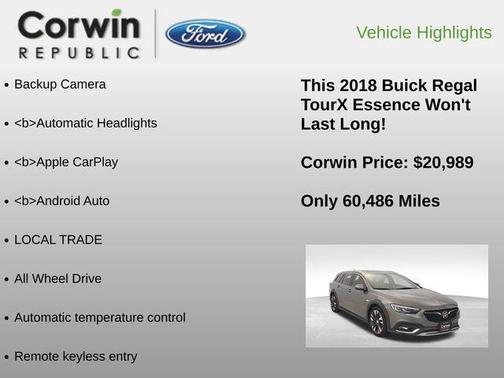 2018 Buick Regal TourX Essence