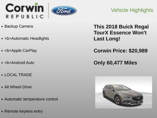 2018 Buick Regal TourX Essence