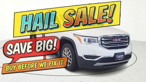 Summit White 2019 GMC Acadia SLE-2