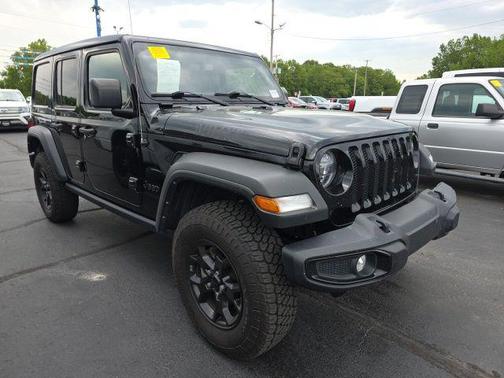 Black Clearcoat 2022 Jeep Wrangler Willys