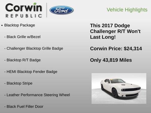 2017 Dodge Challenger R/T