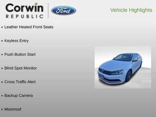 Pure White 2017 Volkswagen Jetta 1.4T S