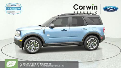 AZURE GRAY METALLIC TRI-COAT 2025 Ford Bronco Sport Outer Banks