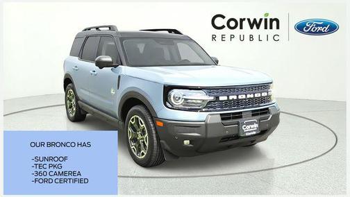 AZURE GRAY METALLIC TRI-COAT 2025 Ford Bronco Sport Outer Banks