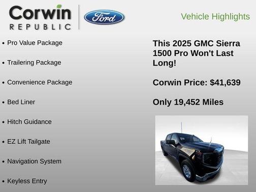 2025 GMC Sierra 1500 Pro