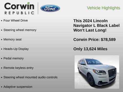 2024 Lincoln Navigator Black Label