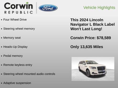 2024 Lincoln Navigator Black Label