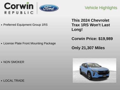 2024 Chevrolet Trax FWD 1RS