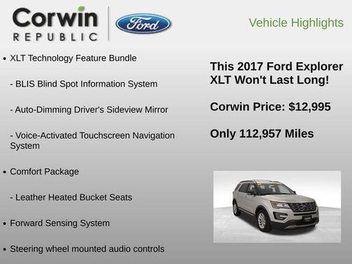 2017 Ford Explorer XLT