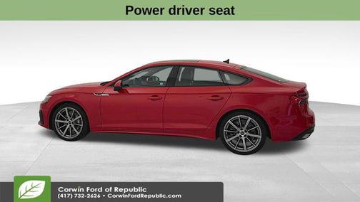 Progressive Red Metallic 2025 Audi A5 Sportback 45 S Line Premium
