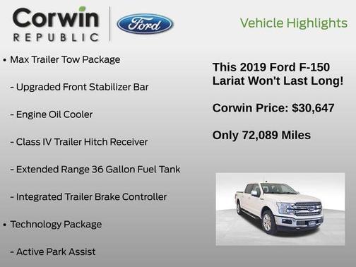 2019 Ford F-150 Lariat