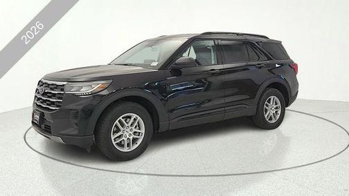 Agate Black Metallic 2026 Ford Explorer Active w/200A Pkg