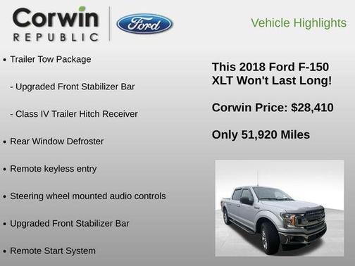 2018 Ford F-150 XLT