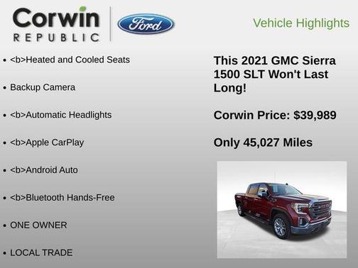 2021 GMC Sierra 1500 SLT