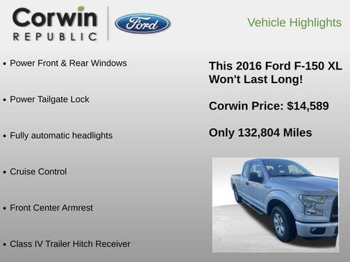2016 Ford F-150 XL