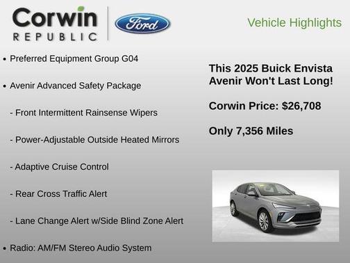 2025 Buick Envista Avenir FWD