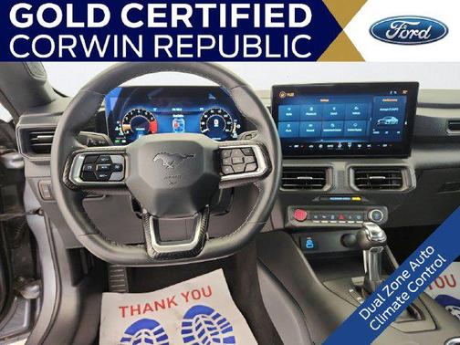 Carbonized Gray Metallic 2025 Ford Mustang EcoBoost