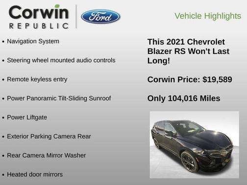 2021 Chevrolet Blazer RS