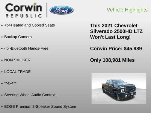2021 Chevrolet Silverado 2500 LTZ
