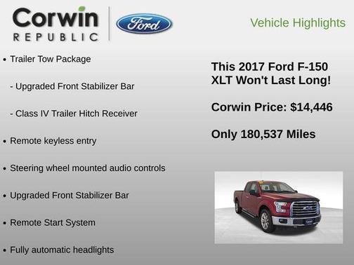 2017 Ford F-150 XLT