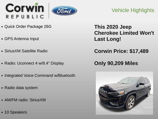 2020 Jeep Cherokee Limited