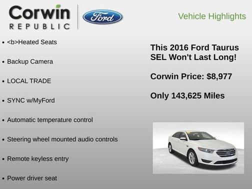 2016 Ford Taurus SEL