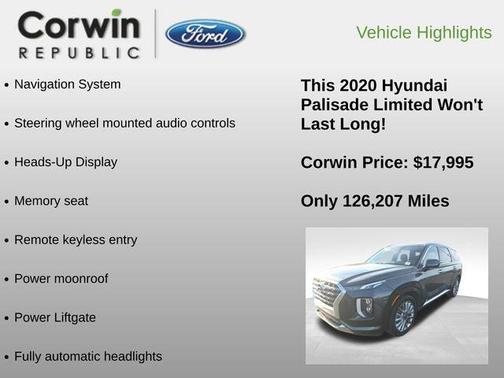 2020 Hyundai PALISADE Limited