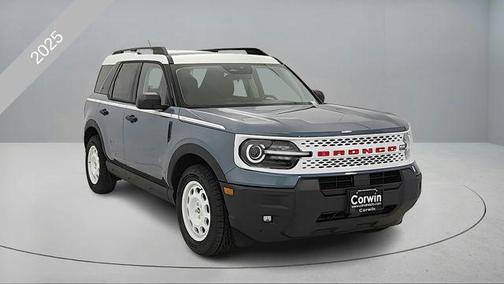 AZURE GRAY METALLIC TRI-COAT 2025 Ford Bronco Sport Heritage