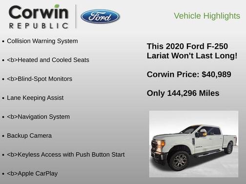 2020 Ford F-250 Lariat