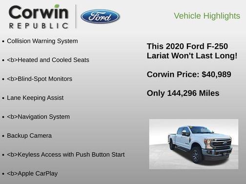 2020 Ford F-250 Lariat
