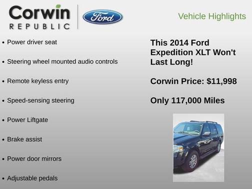 TUXEDO BLACK 2014 Ford Expedition XLT