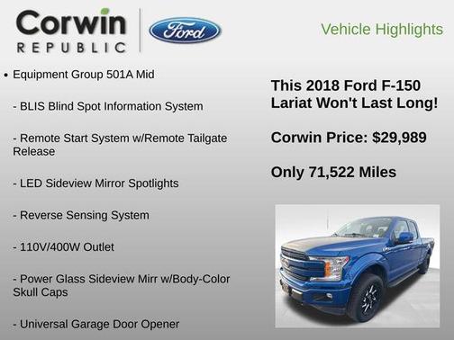 2018 Ford F-150 Lariat