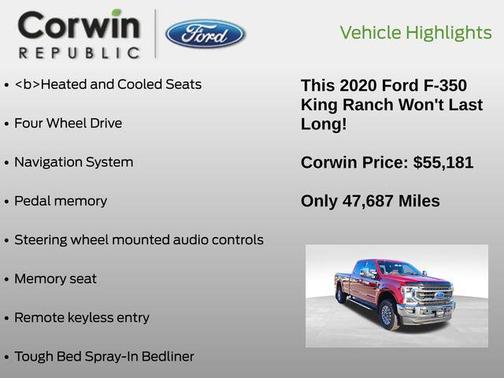 2020 Ford F-350 King Ranch